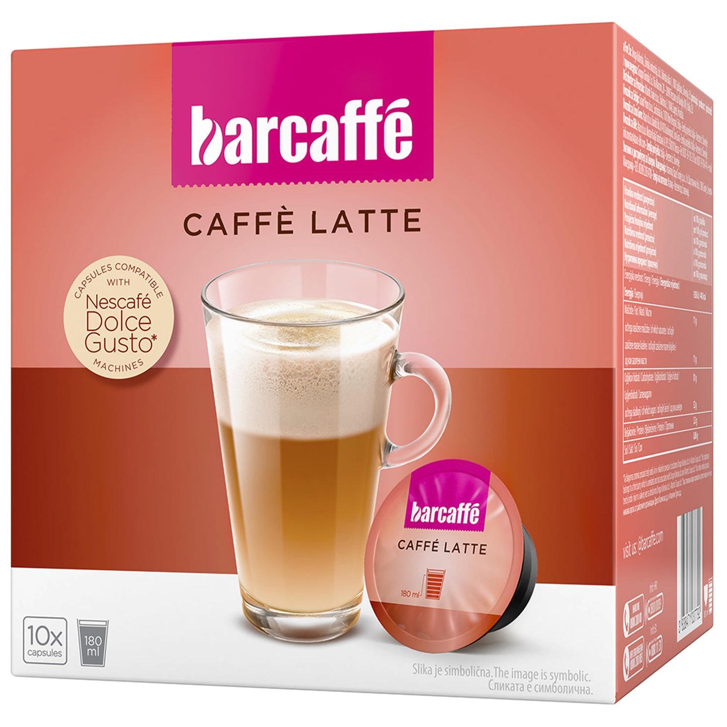 Barcaffè Caffè Latte 10/1 Dolce Gusto Kapsule - 2