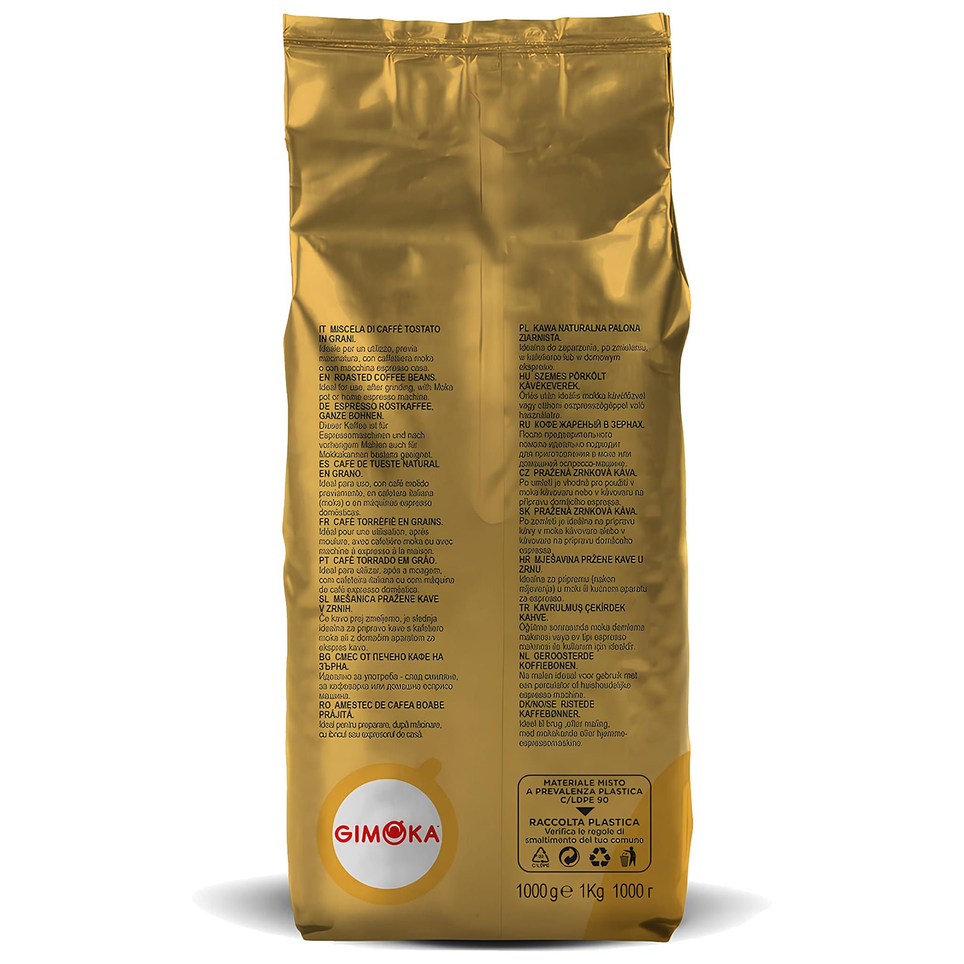 Gimoka Gran Festa 1kg Pržena Espresso Kafa u Zrnu Zlatna - 4