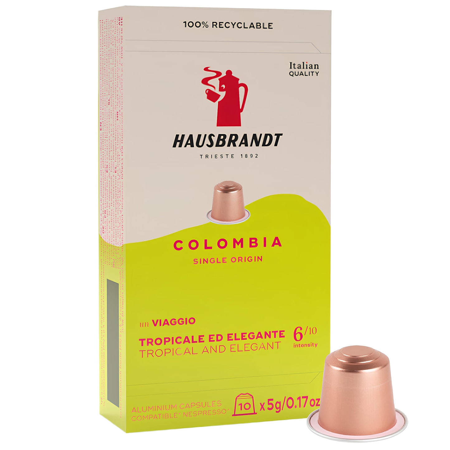 Hausbrandt Nespresso Colombia 10/1 Kompatibilne Kapsule za Kafu