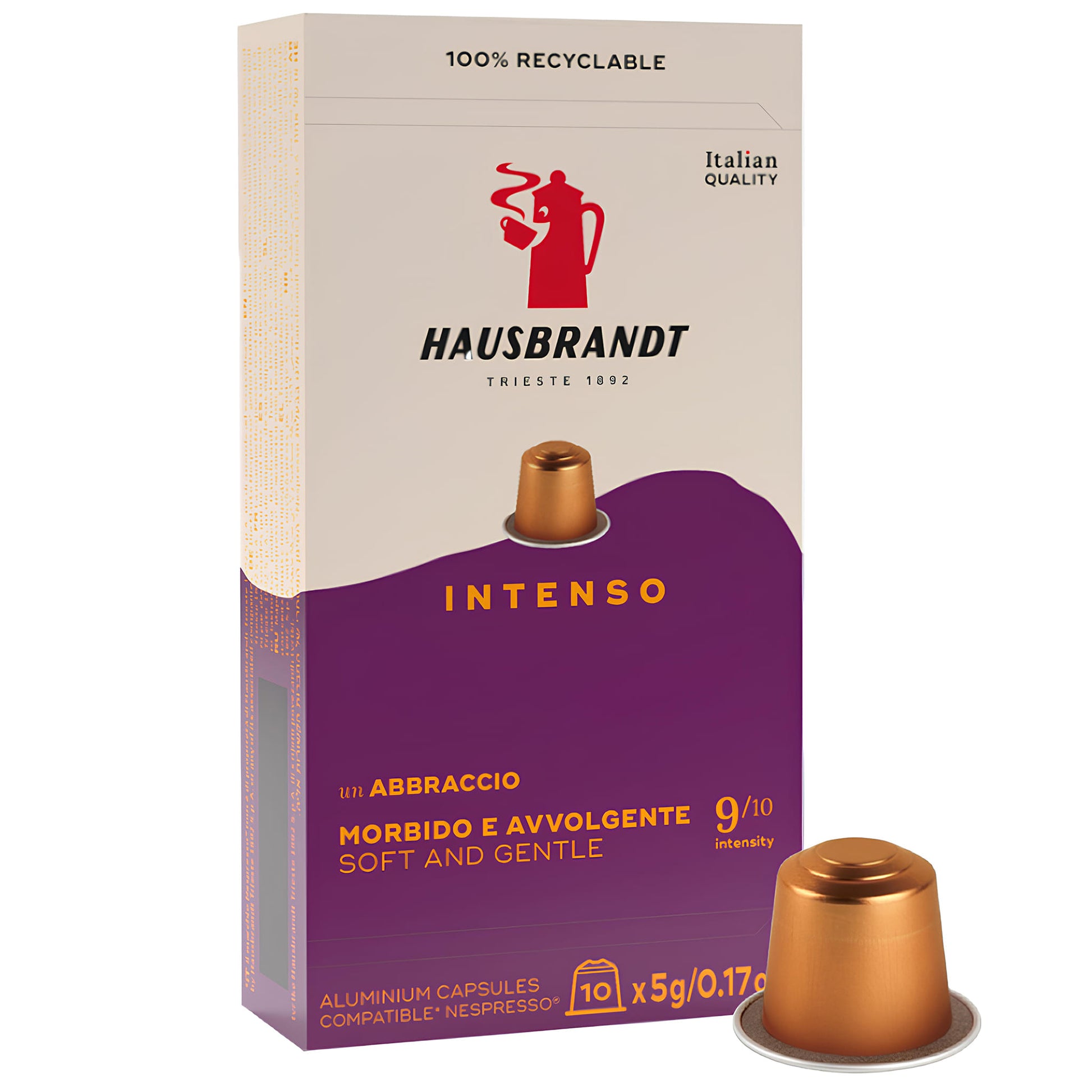 Hausbrandt Nespresso Intenso 10/1 Kompatibilne Kapsule za Kafu