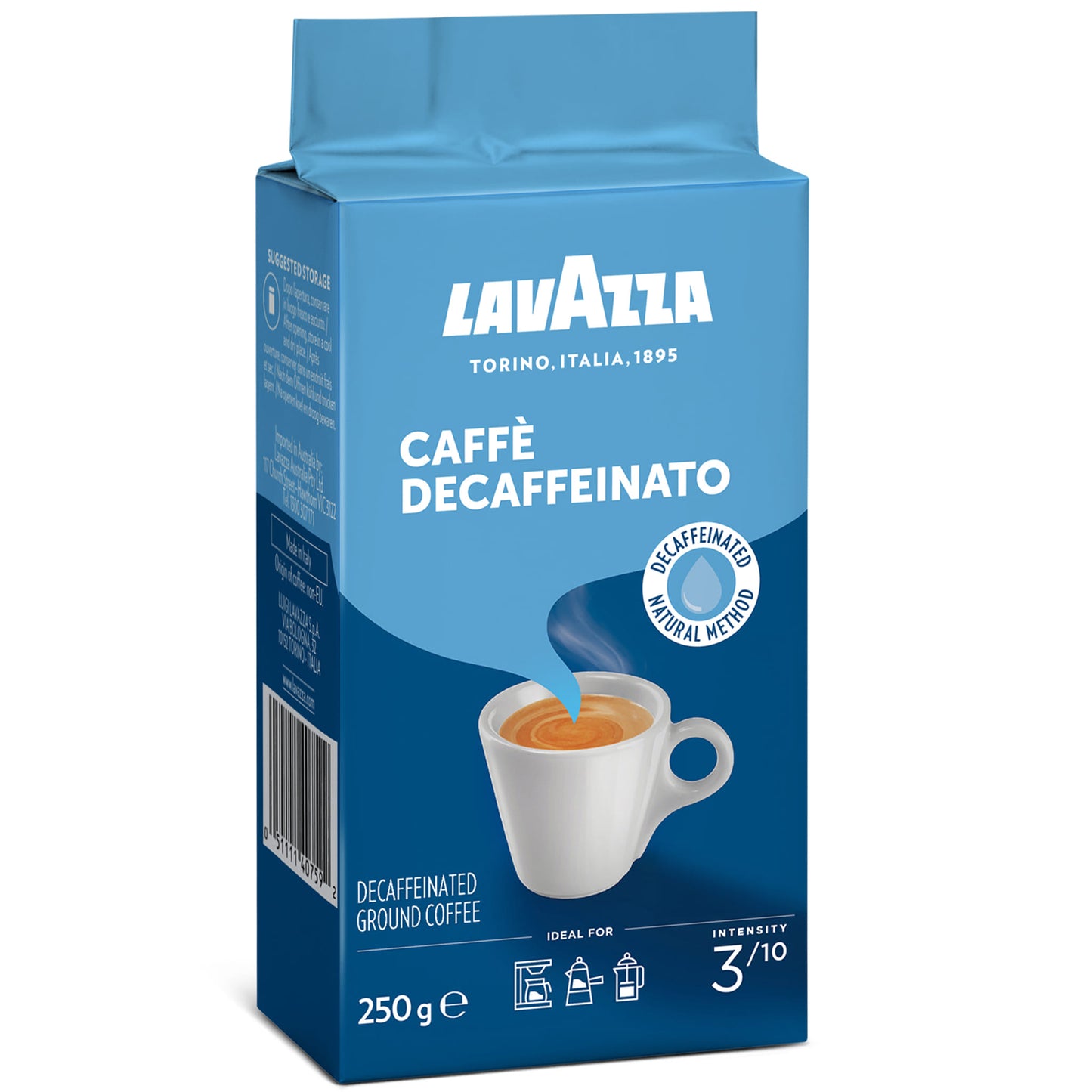 Lavazza Decaffeinato 250g Mlevena Espresso Kafa - 2