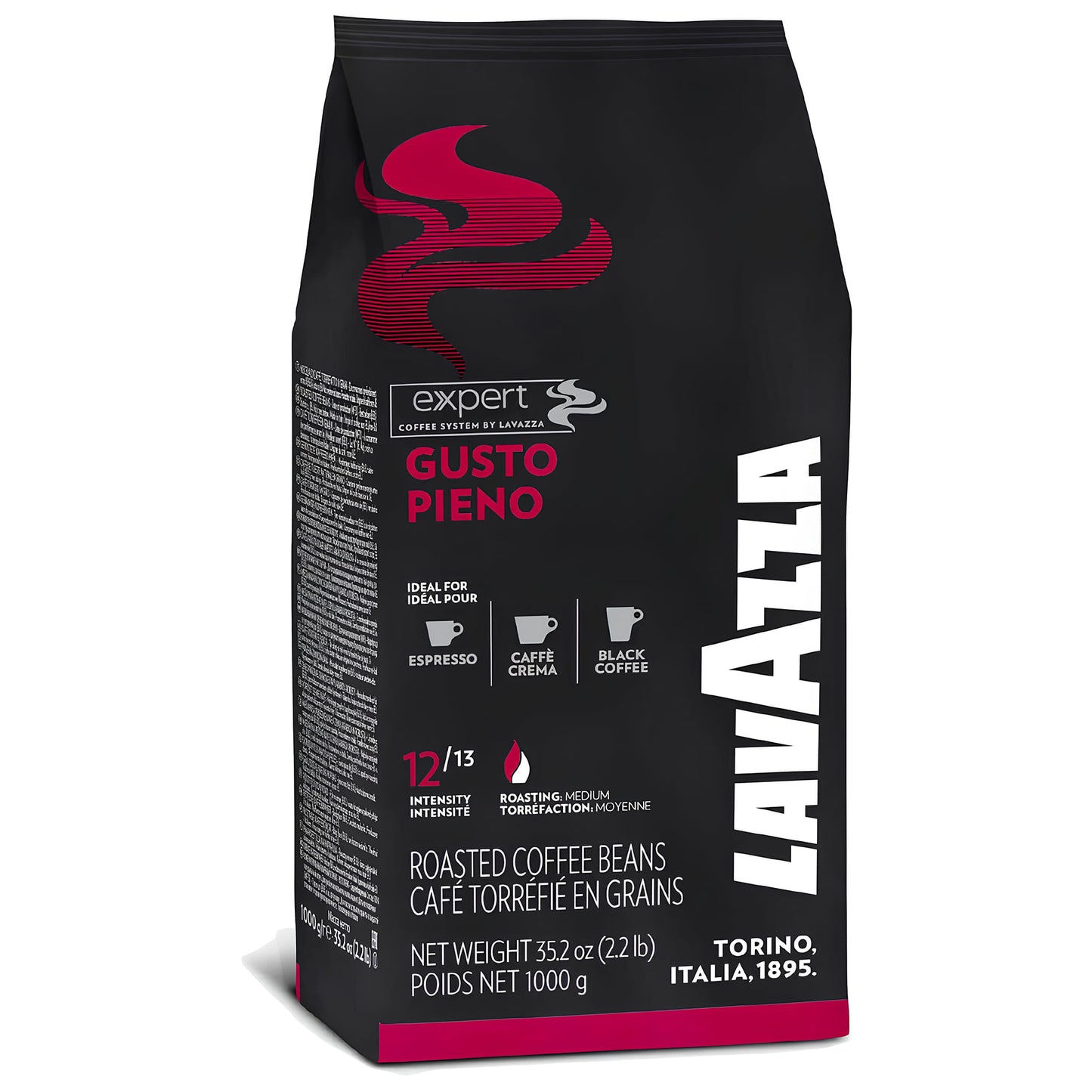 Lavazza Gusto Pieno Expert 1kg Roze Pržena Espresso Kafa u Zrnu - 2