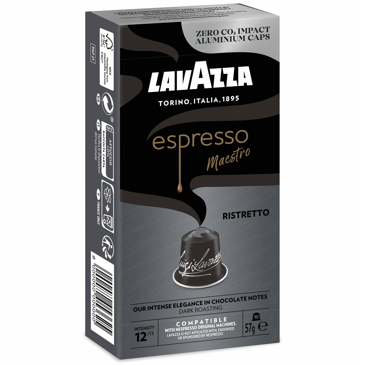 Lavazza Ristretto 10/1 Nespresso Kompatibilne Kapsule - 2