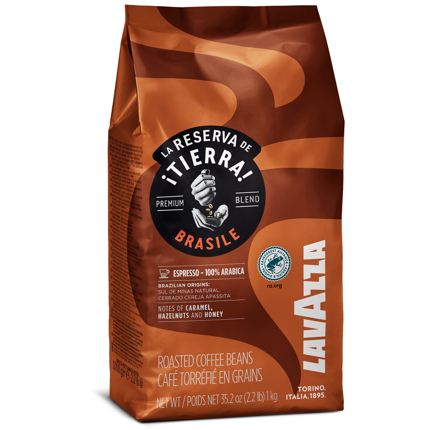 Lavazza Tierra Brasile 100% Arabika 1kg Pržena Espresso Kafa u Zrnu - 2