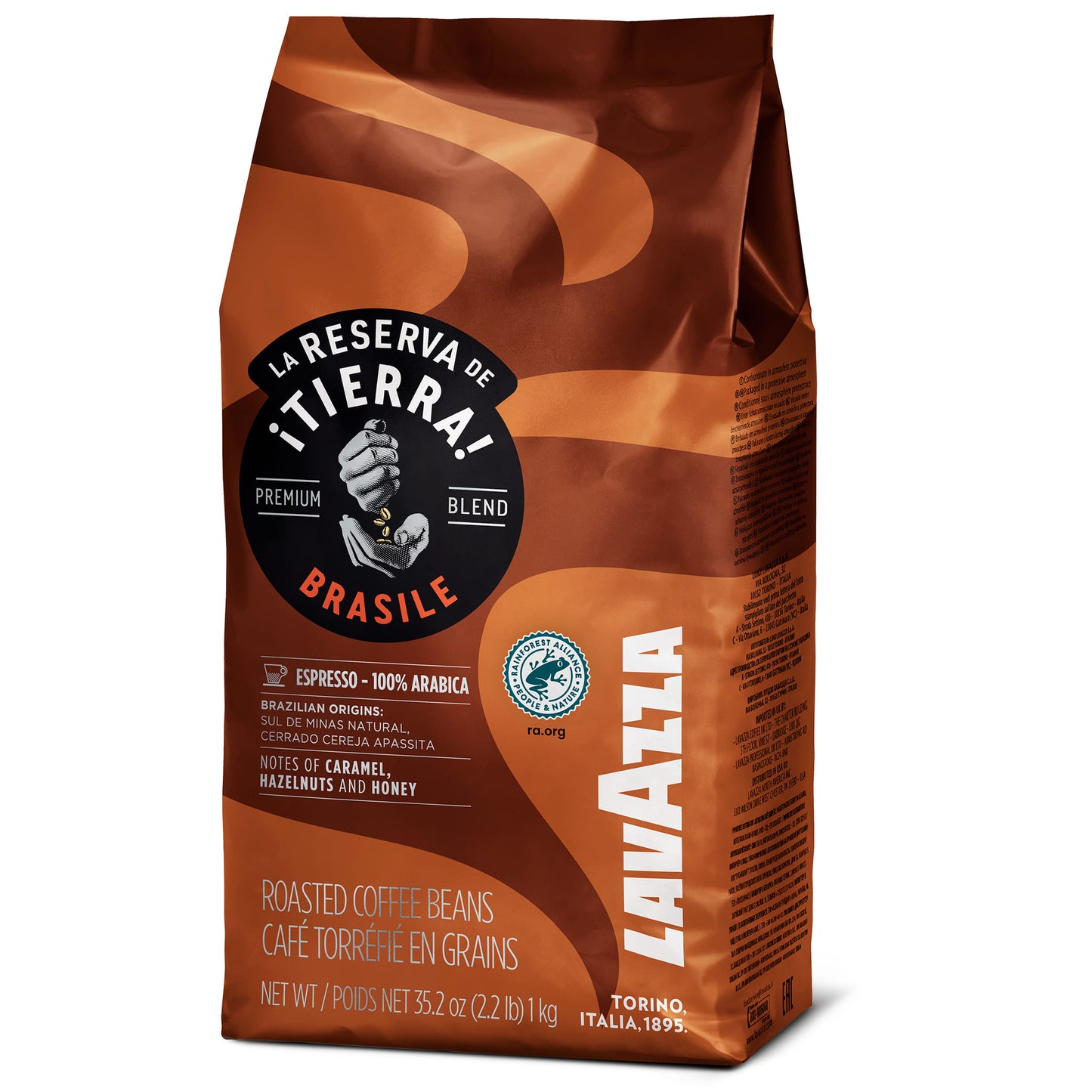 Lavazza Tierra Brasile 100% Arabika 1kg Pržena Espresso Kafa u Zrnu - 3