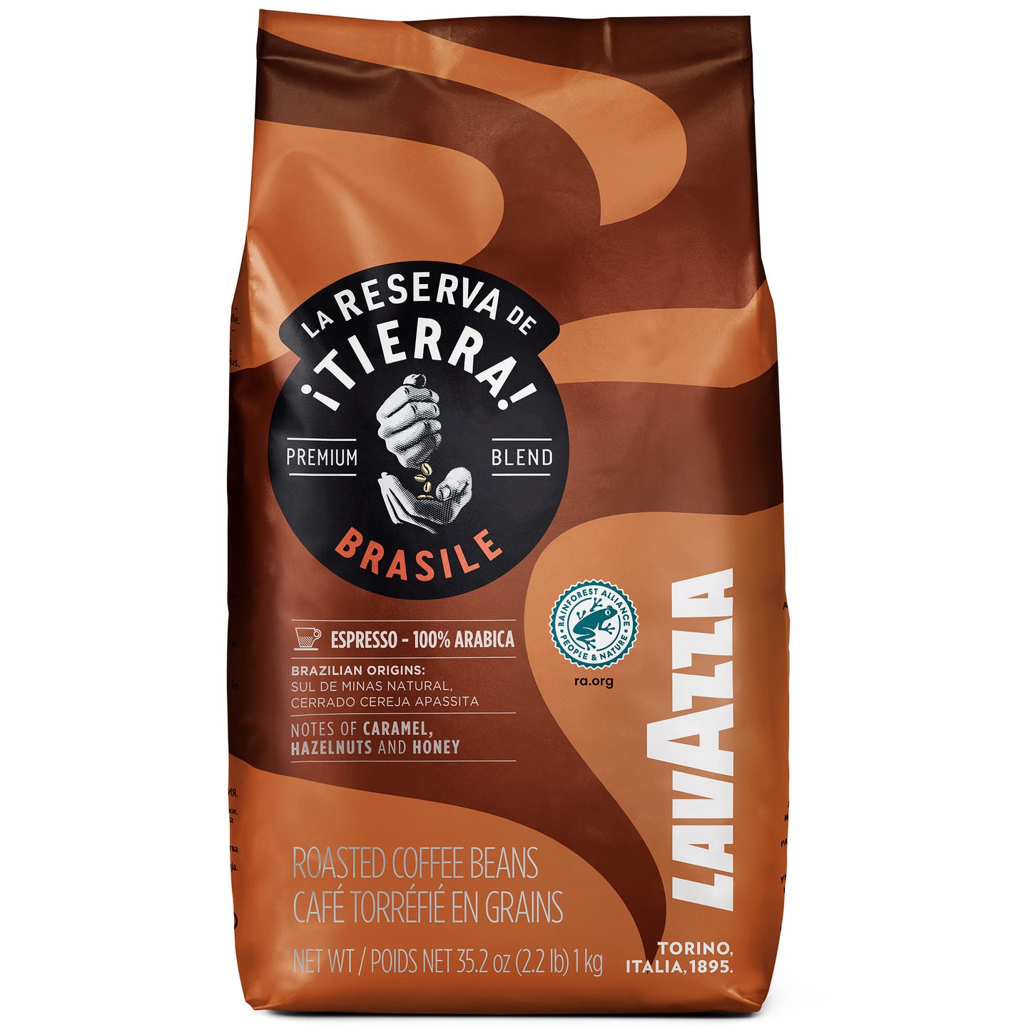 Lavazza Tierra Brasile 100% Arabika 1kg Pržena Espresso Kafa u Zrnu - 1