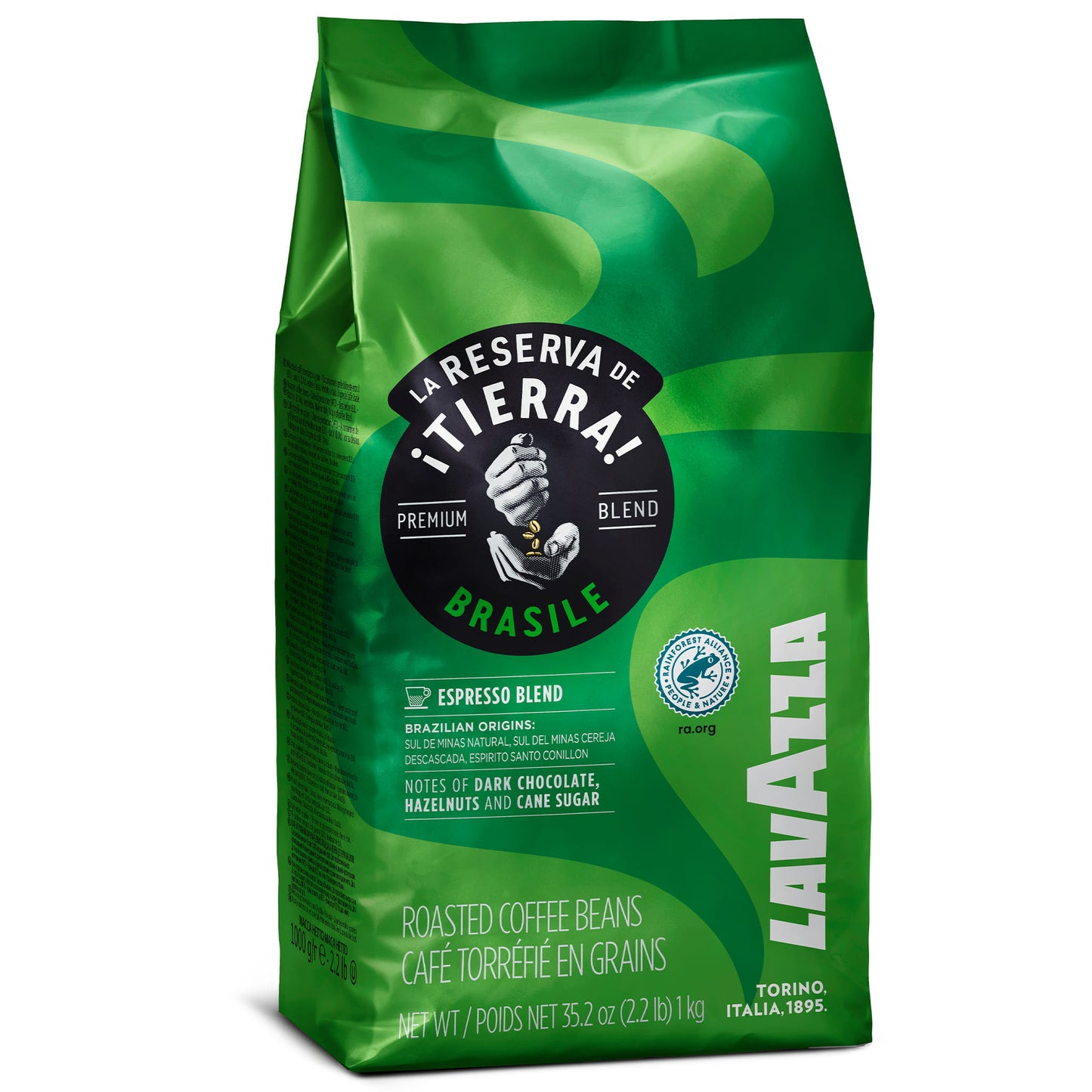 Lavazza Tierra Brasile Blend 1kg Pržena Espresso Kafa u Zrnu - 2