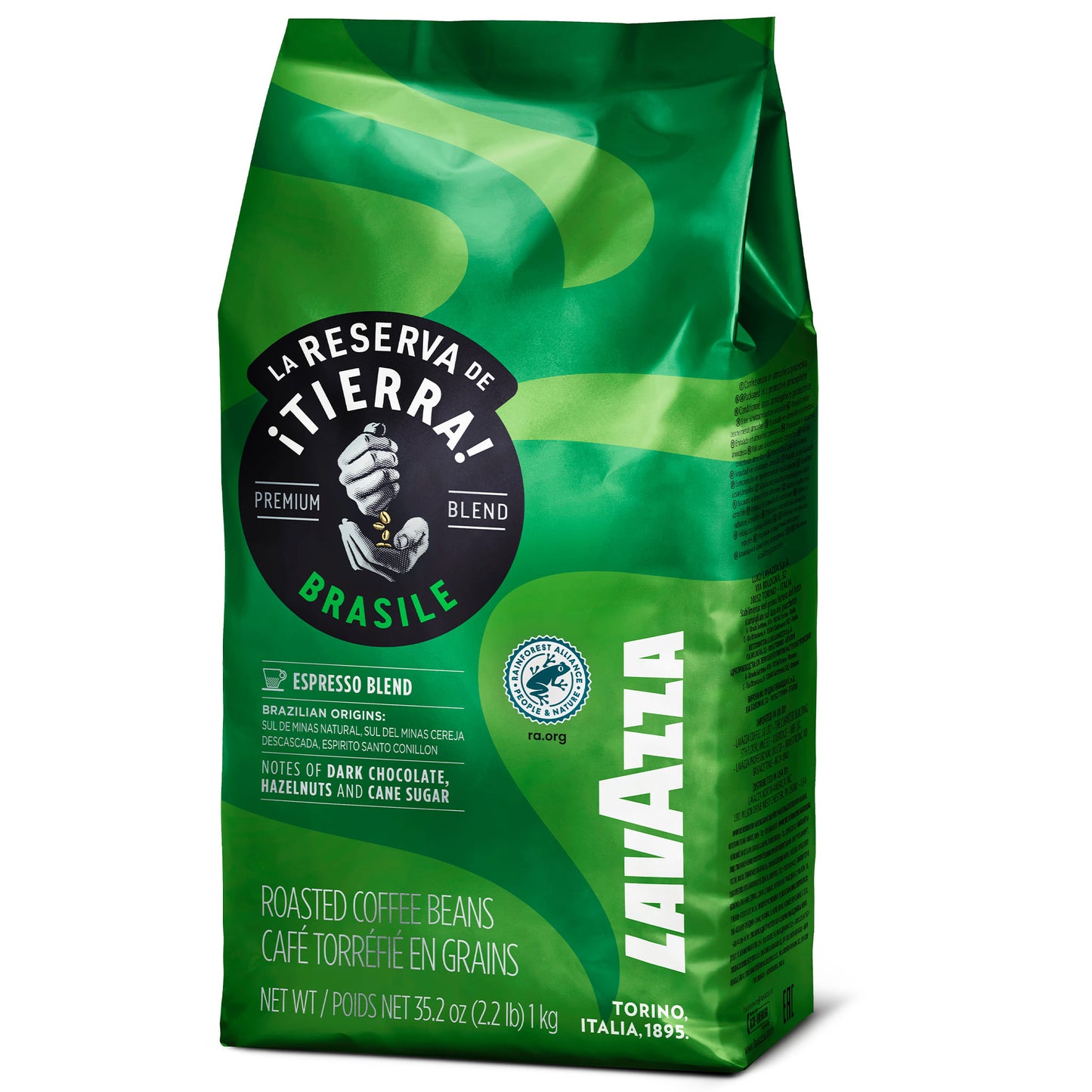 Lavazza Tierra Brasile Blend 1kg Pržena Espresso Kafa u Zrnu - 3