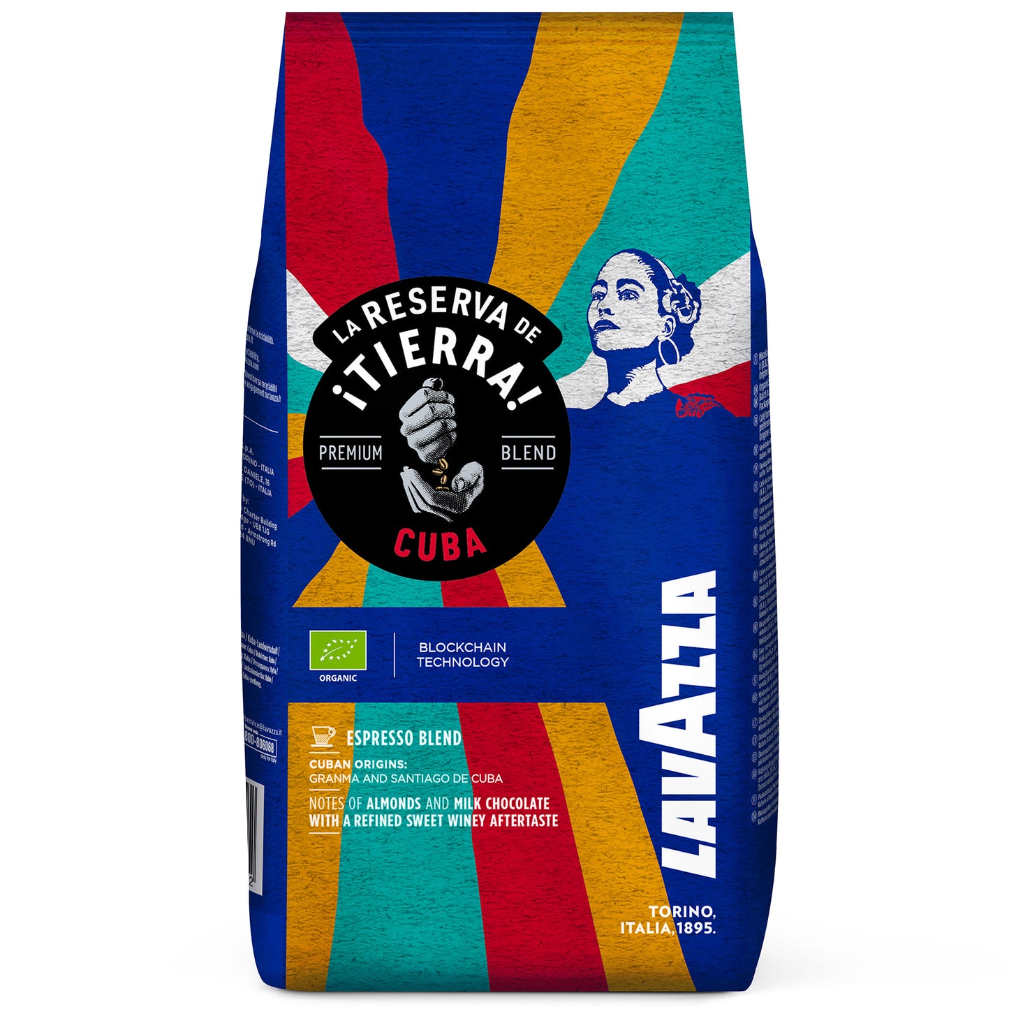 Lavazza Tierra! Cuba 1kg Pržena Espresso Kafa u Zrnu - 1