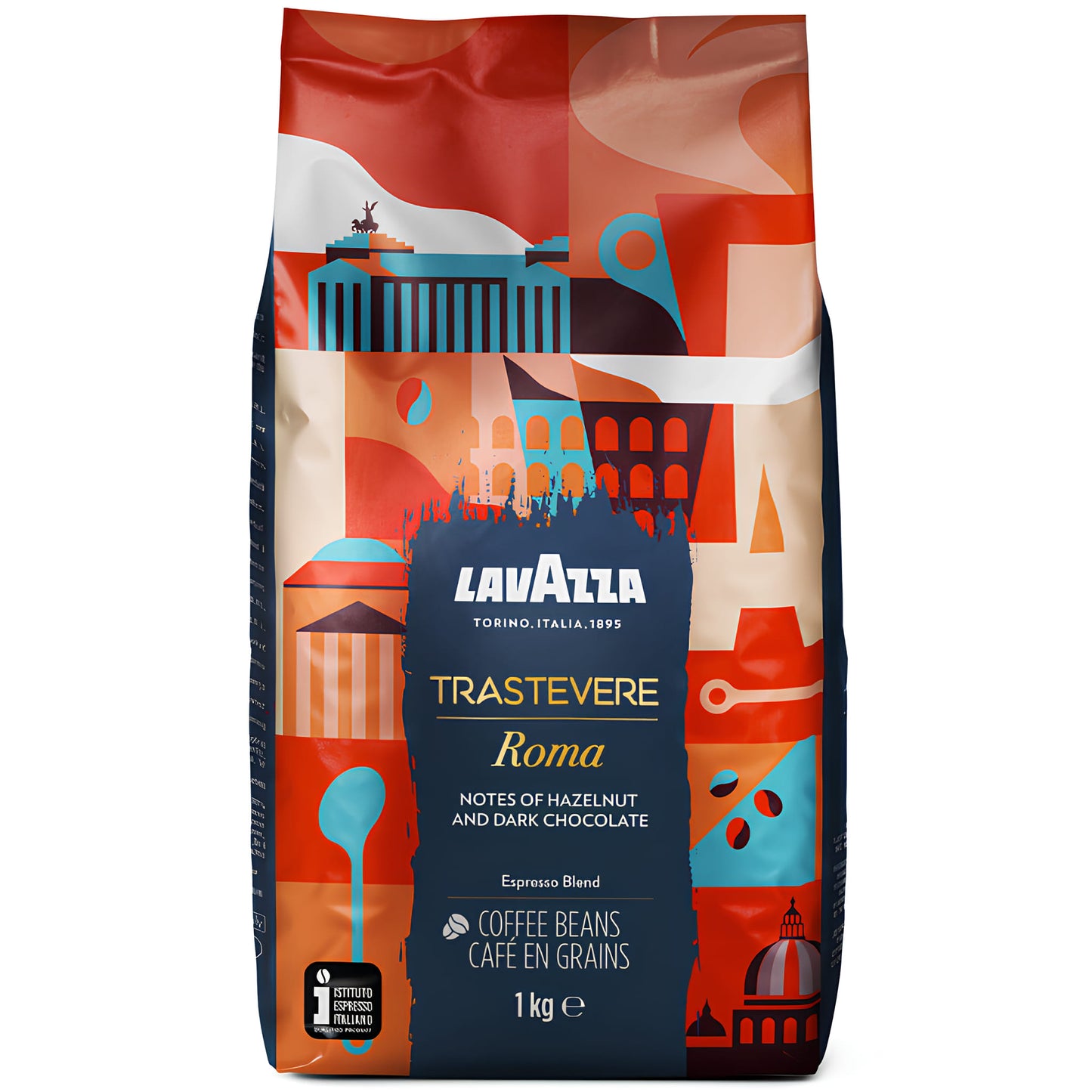 Lavazza Trastavere Roma 1kg Pržena Espresso Kafa u Zrnu