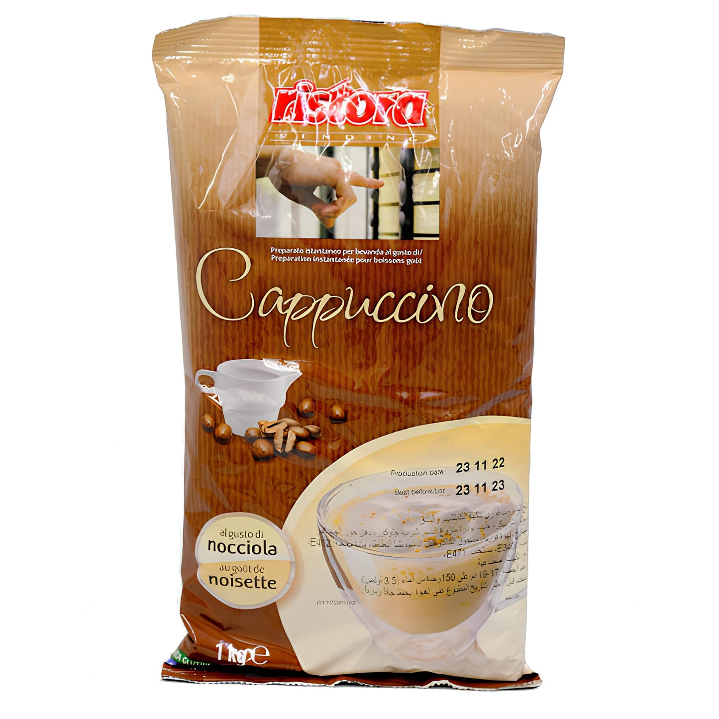 Ristora Instant Cappuccino Lešnik 1kg Instant Napitak