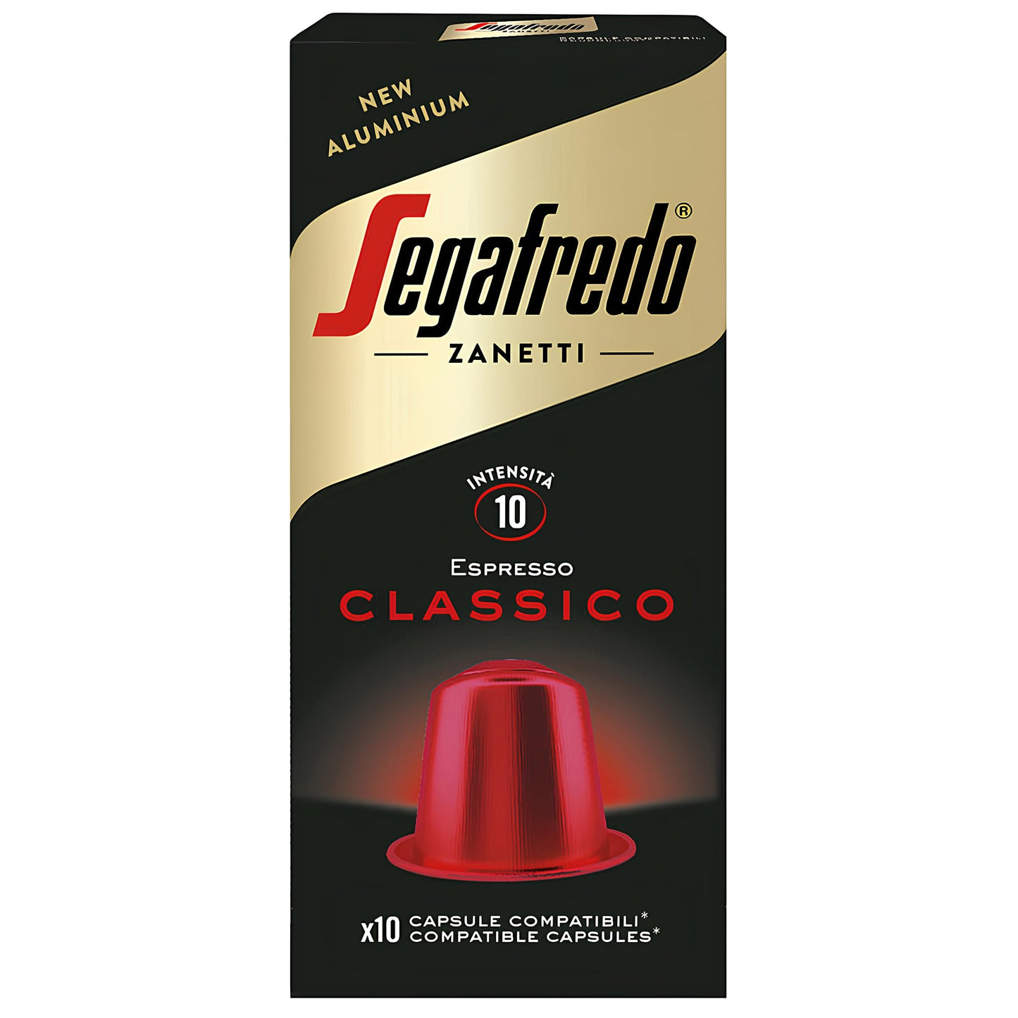 Segafredo Zanetti Nespresso Kompatibilne Kapsule za Espresso Kafu Classico 10/1