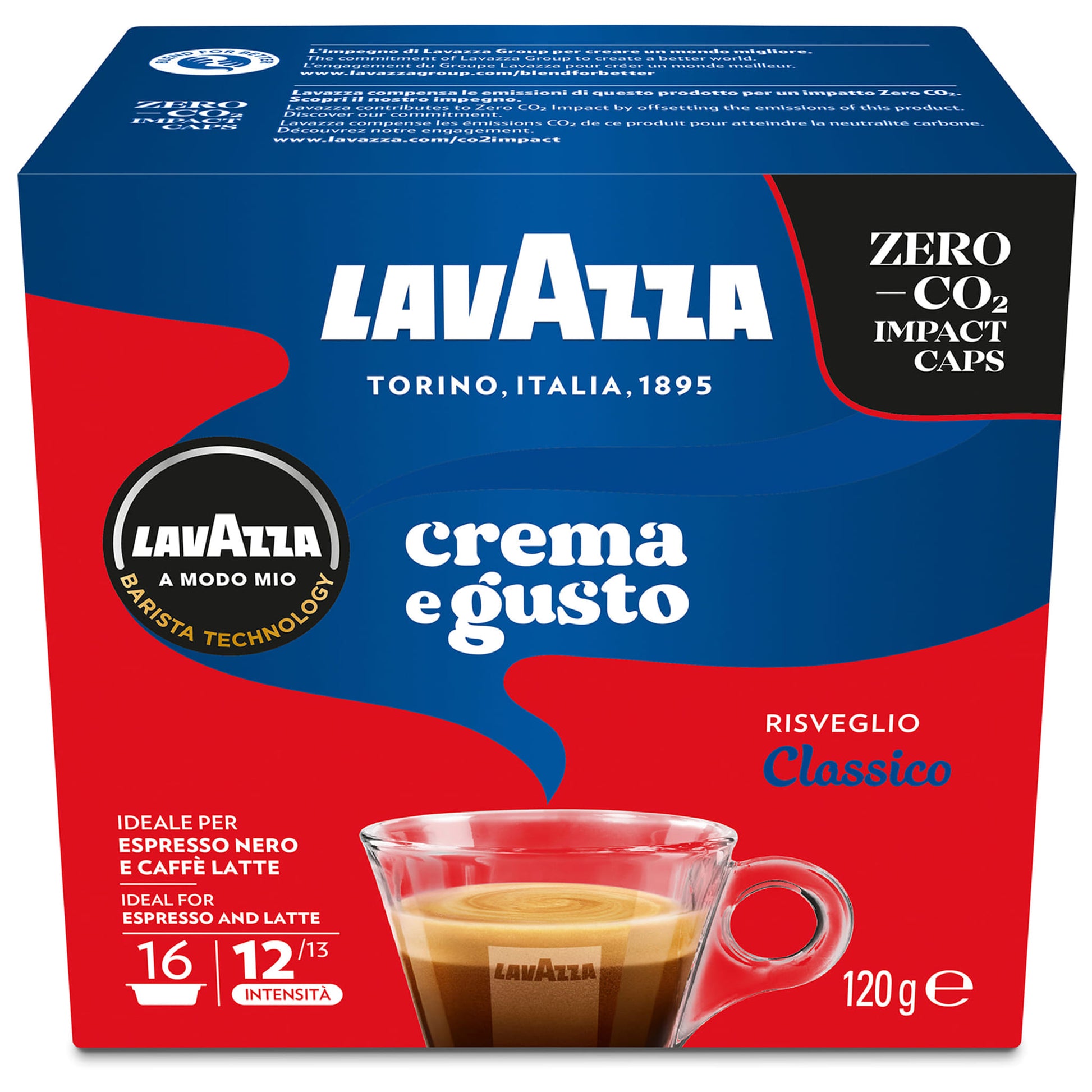 Lavazza A Modo Mio Crema e Gusto 16/1 Espresso Kafe Kapsule