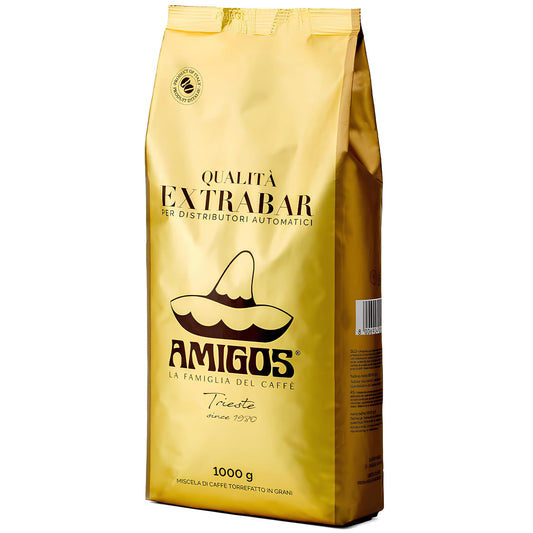 Amigos Caffè Qualità Extra Bar 1kg Zlatna Espresso Kafa u Zrnu