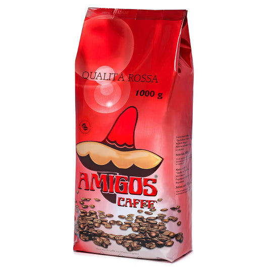 Amigos Caffè Qualità Rossa 1kg Crvena Pržena Espresso Kafa u Zrnu