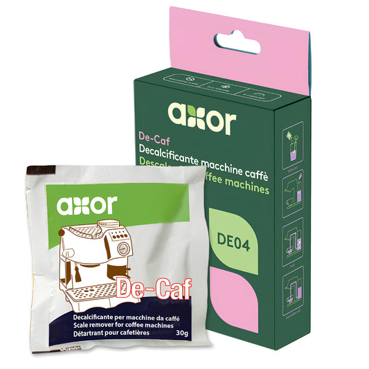 AXOR De-Caf Dekalcifikator 4x30g Sredstva za Čišćenje Kafe Aparata