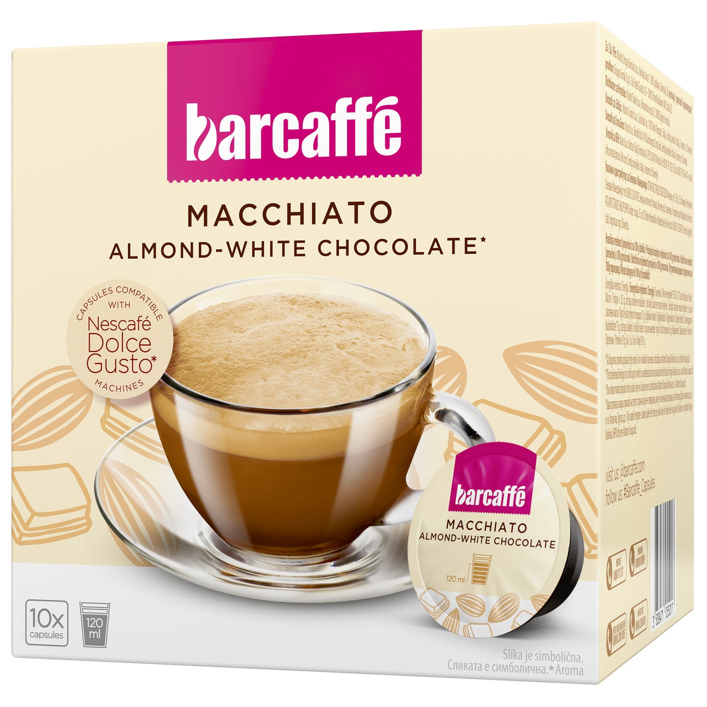 Barcaffè Almond Macchiato 10/1 Dolce Gusto Kompatibilne Kapsule za Kafu - 2