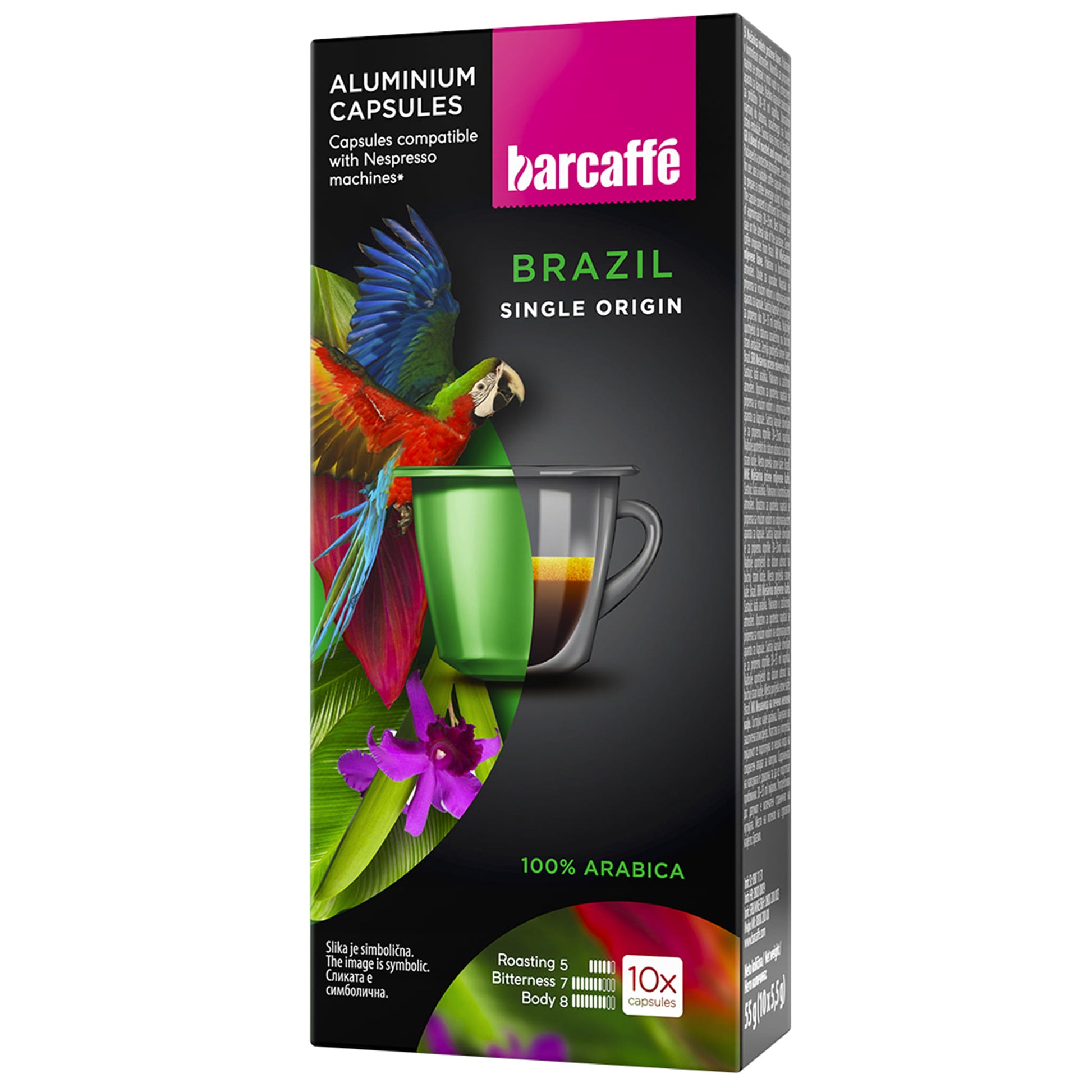 Barcaffè Brazil 10/1 Nespresso Kompatibilne ALU Kapsule - 2