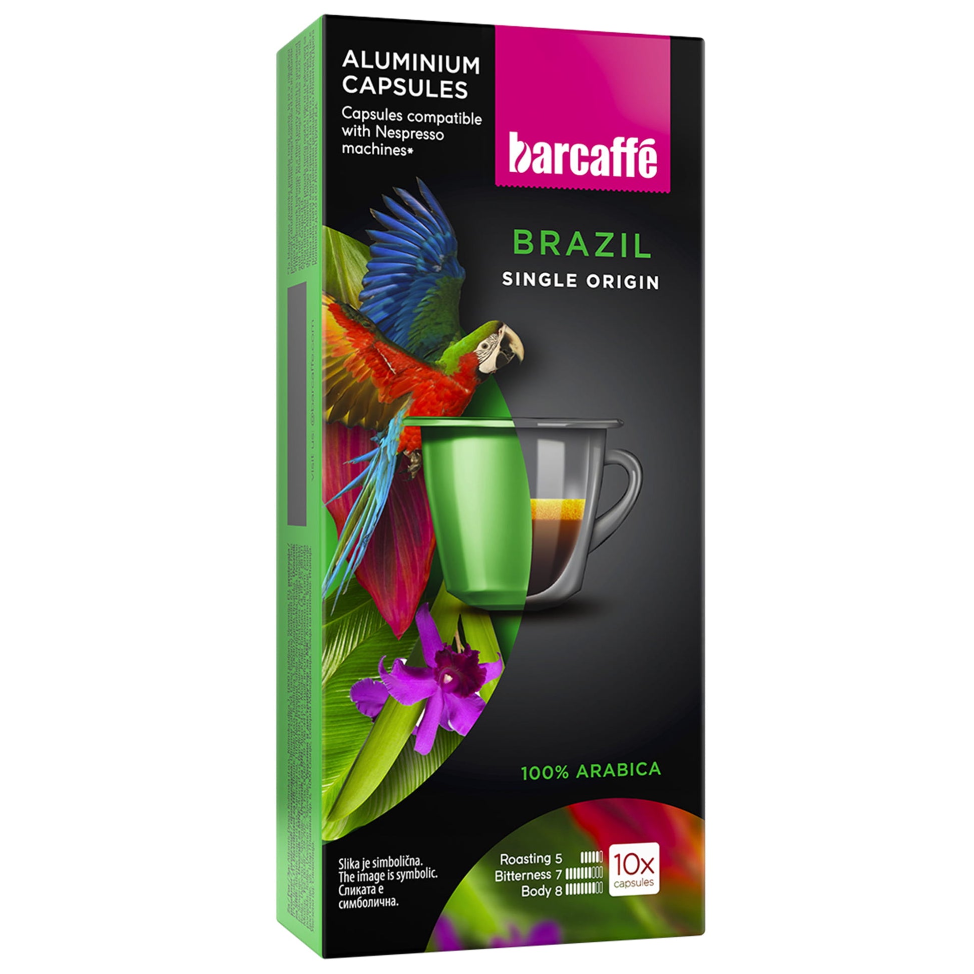 Barcaffè Brazil 10/1 Nespresso Kompatibilne ALU Kapsule