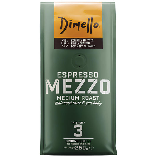 Dimello Espresso Mezzo 250g Pržena Mlevena Kafa