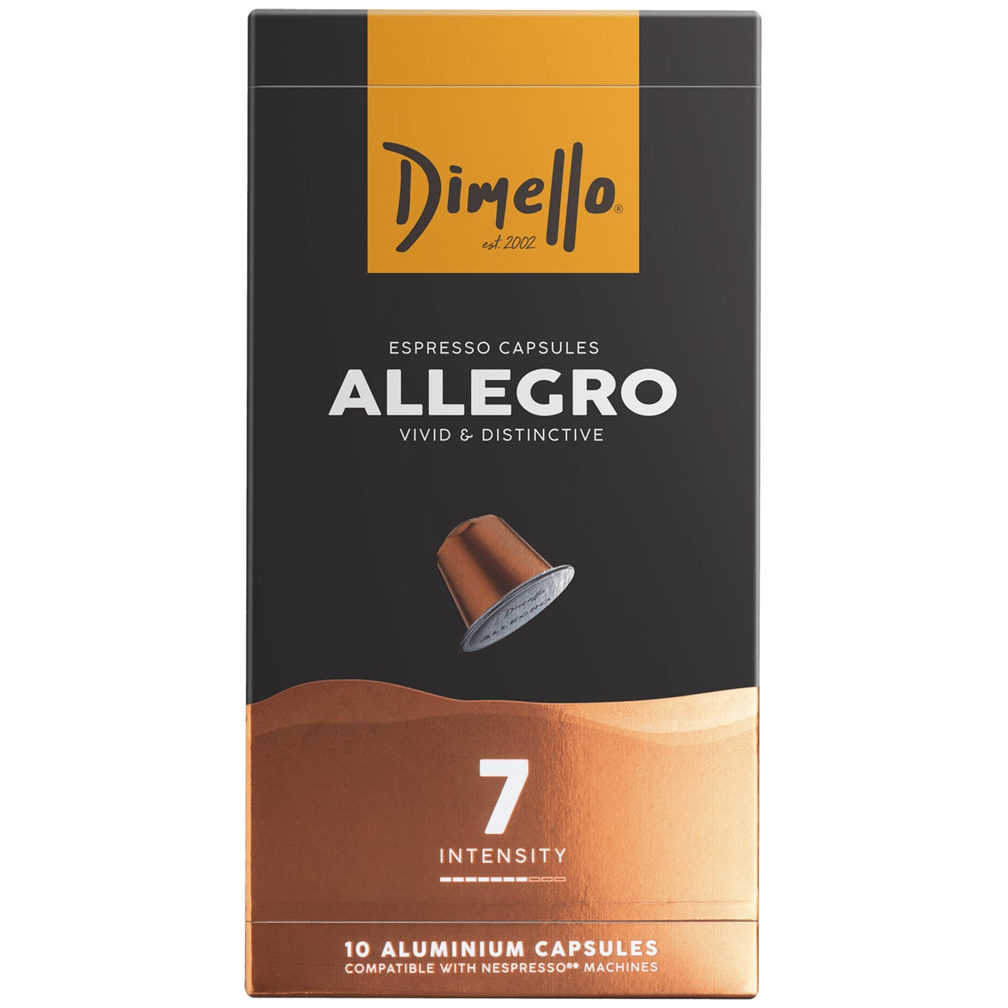 Dimello Nespresso Allegro 10/1 Kompatibilne Kapsule za Kafu
