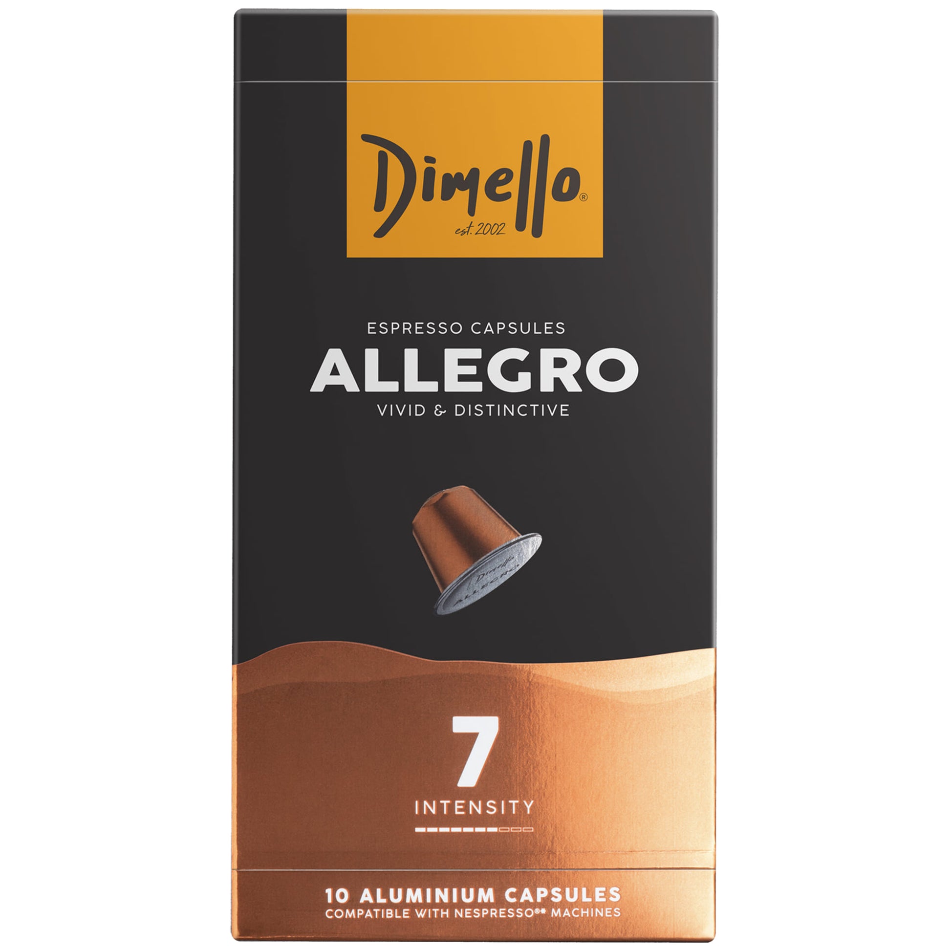 Dimello Nespresso Allegro 10/1 Kompatibilne Kapsule za Kafu