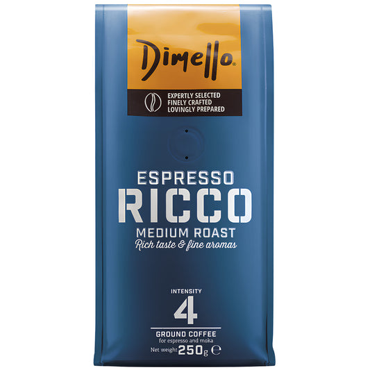 Dimello Espresso Ricco 250g Pržena Mlevena Kafa