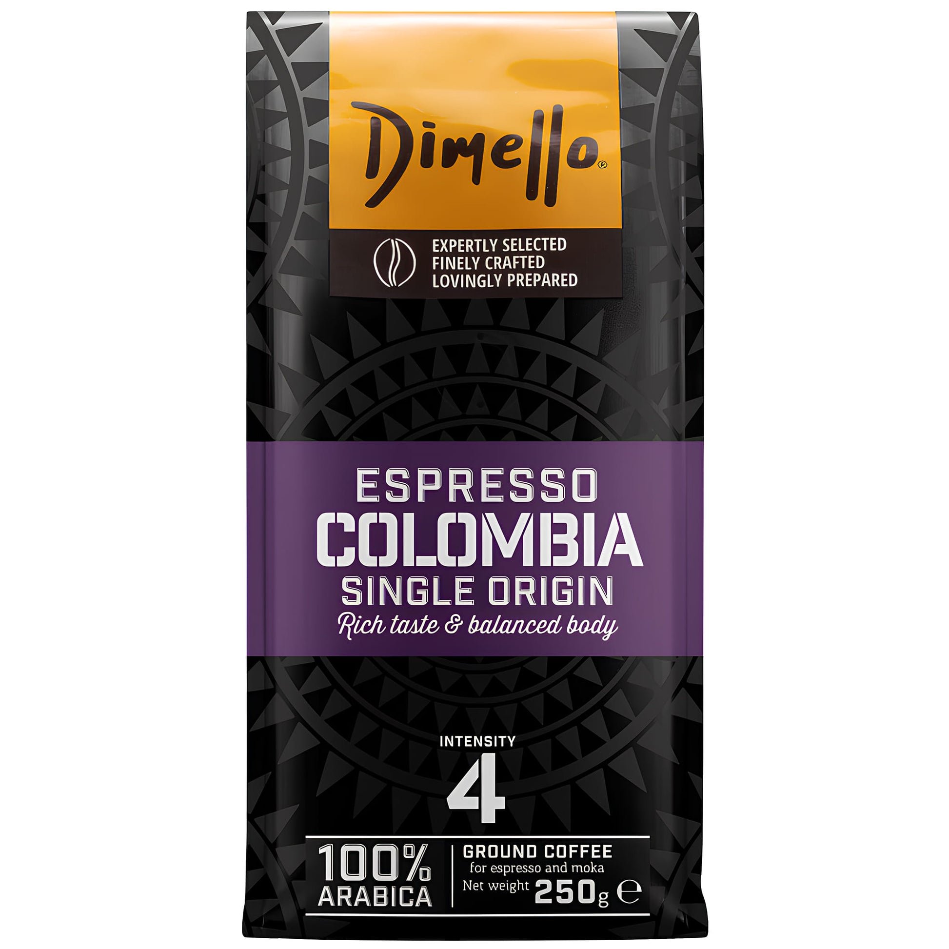 Dimello Single Origin Colombia 250g Pržena Espresso Mlevena Kafa