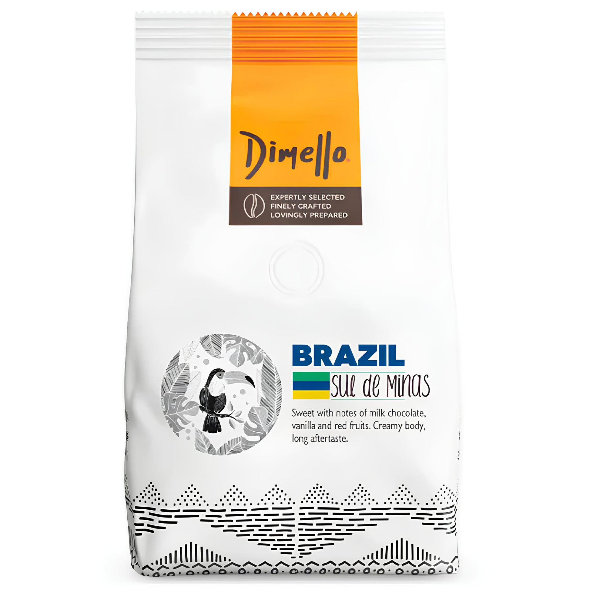 Dimello Single Origin Brazil 250g Pržena Espresso Kafa u Zrnu