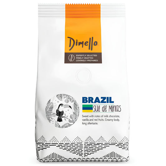 Dimello Single Origin Brazil 250g Pržena Espresso Kafa u Zrnu