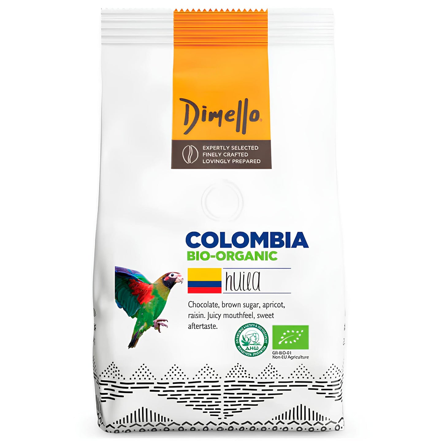 Dimello Single Origin Colombia 250g Pržena Espresso Kafa u Zrnu