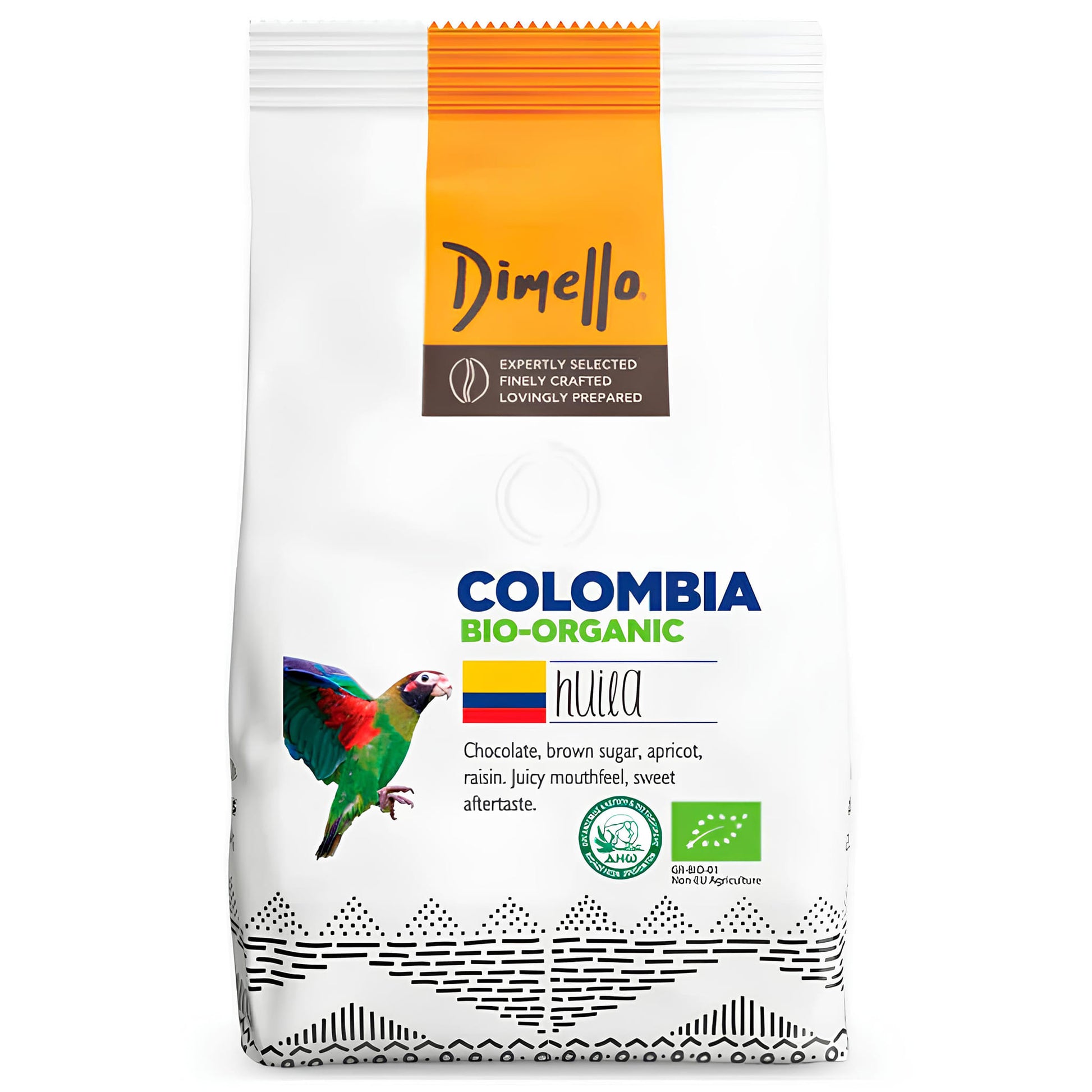 Dimello Single Origin Colombia 250g Pržena Espresso Kafa u Zrnu