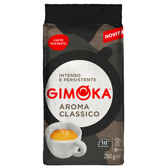 Gimoka Aroma Classico 250g Mlevena Espresso Kafa Siva
