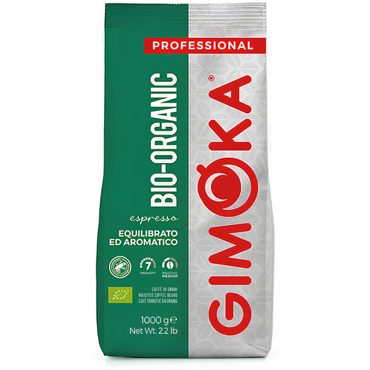 Gimoka Bio-Organic Professional 1kg Pržena Organska Espresso Kafa u Zrnu Zelena
