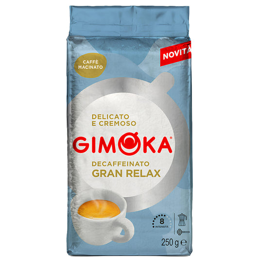 Gimoka Gran Relax Decaffeinato 250g Mlevena Espresso Kafa Plava 