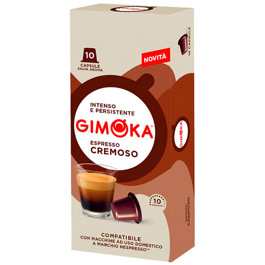 Gimoka Nespresso Kompatibilne Kapsule Espresso Cremoso 10/1