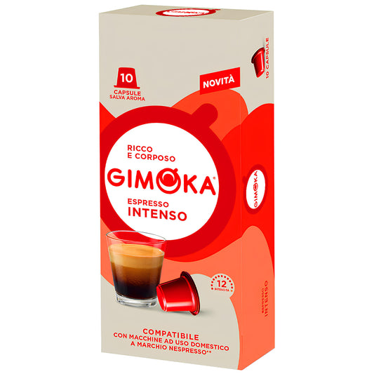 Gimoka Nespresso Kompatibilne Kapsule Espresso Intenso 10/1