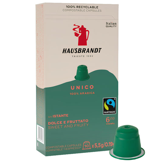 Hausbrandt Unico 10/1 Nespresso Kompatibilne Kapsule