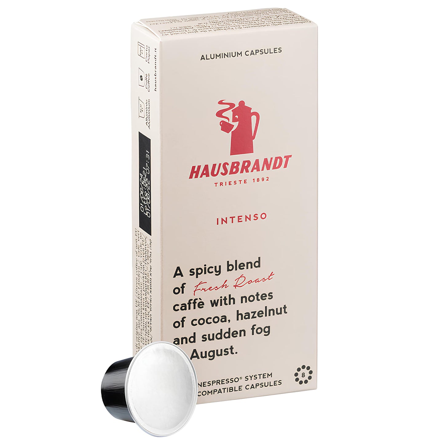 Hausbrandt Intenso 10/1 Nespresso Kompatibilne Kapsule