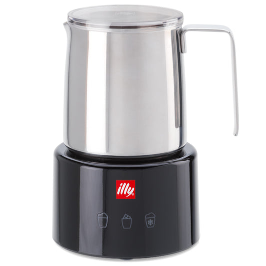 illy Milk Frother Black