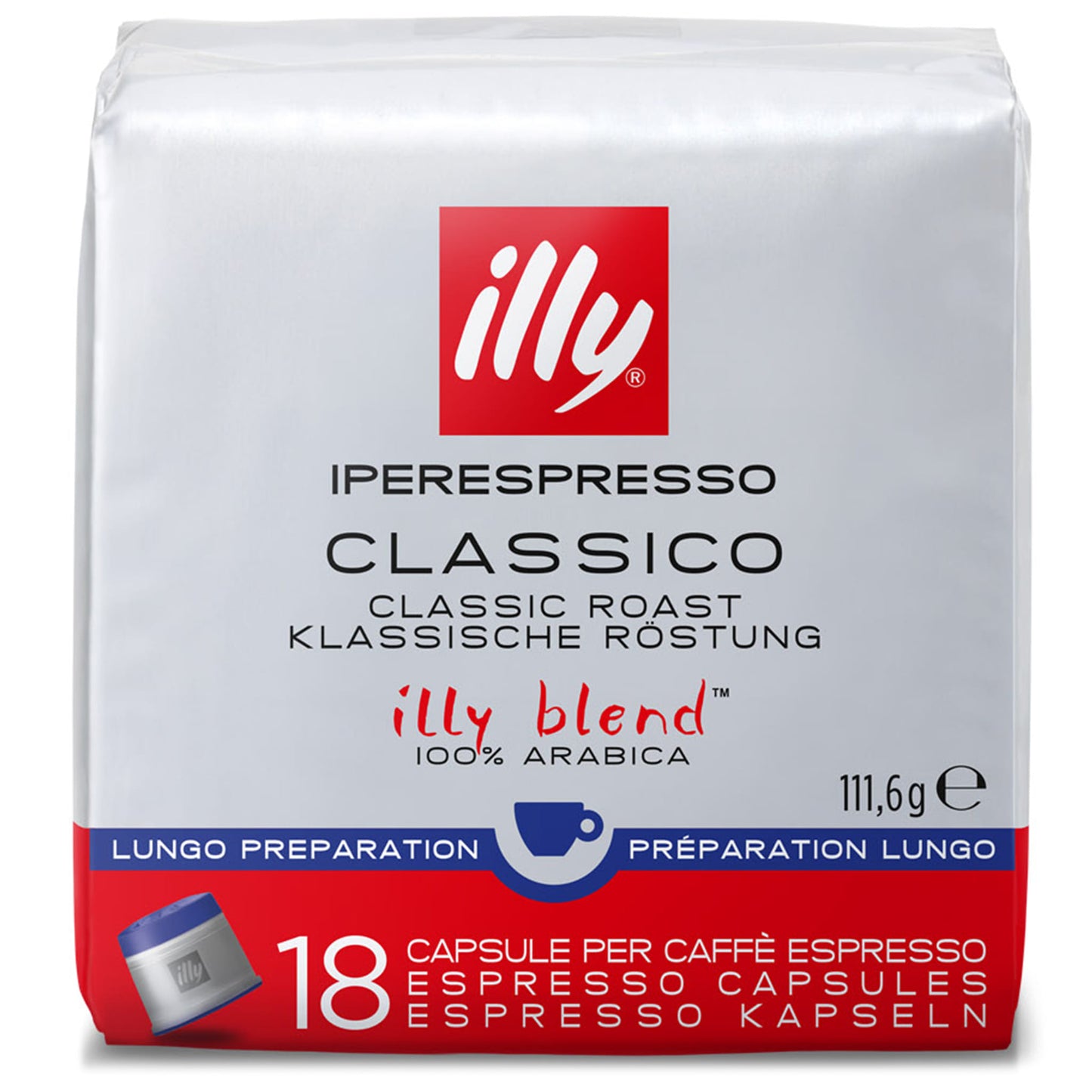 illy IPSO Classico Lungo 18/1 IPERESPRESSO Kapsule