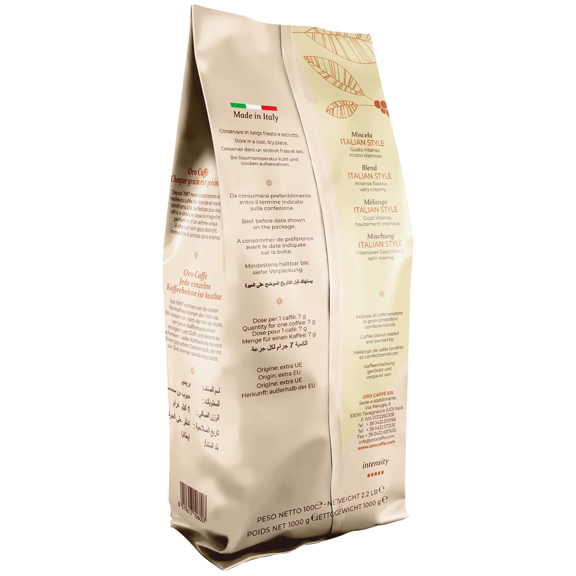 ORO Caffè Italian Style 1kg Espresso Kafa u Zrnu - 2