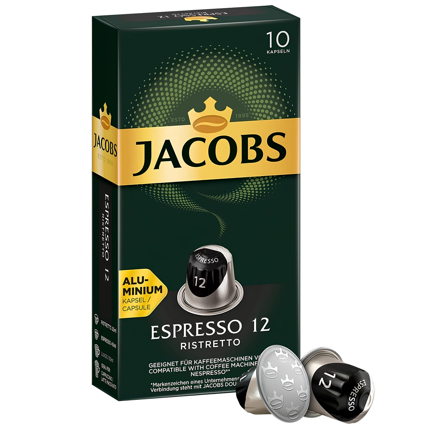 Jacobs Espresso Ristretto 10/1 Nespresso Kompatibilne ALU Kapsule - 2