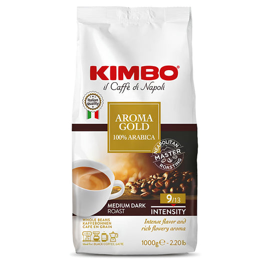 Kimbo Aroma Gold 100% Arabica 1kg Espresso Kafa u Zrnu