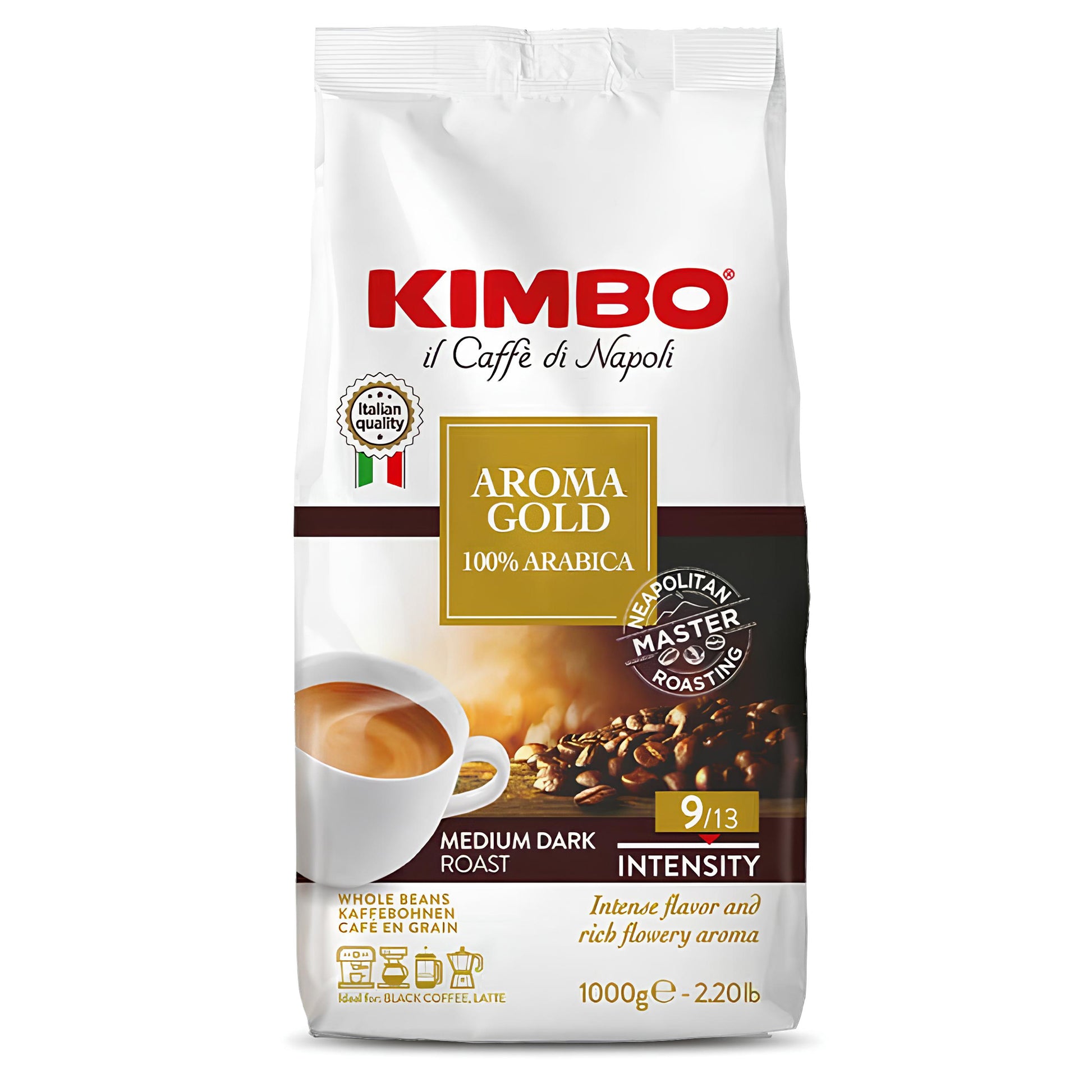 Kimbo Aroma Gold 100% Arabica 1kg Espresso Kafa u Zrnu