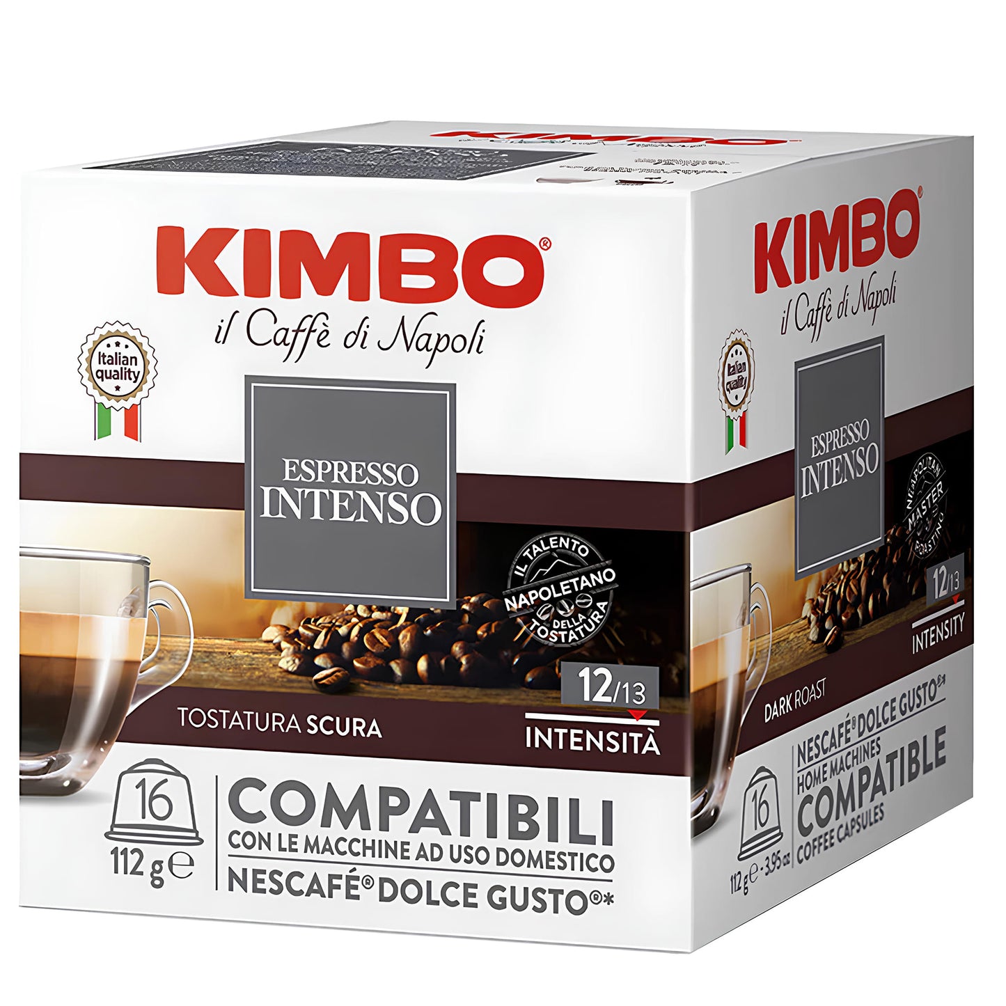 Kimbo Dolce Gusto Kapsule Espresso Intenso 16/1 Sivo Pakovanje