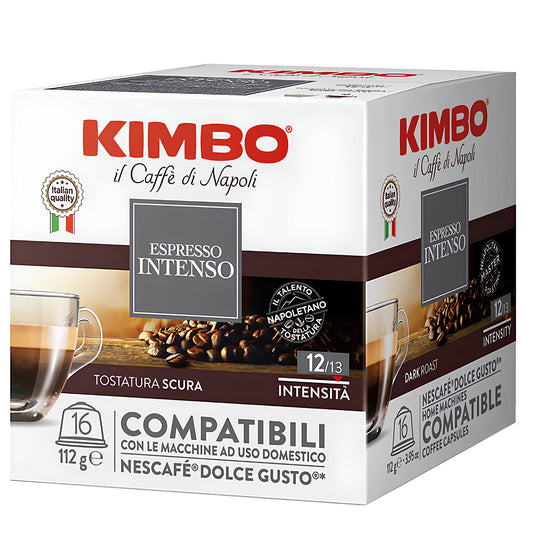Kimbo Dolce Gusto Kapsule Espresso Intenso 16/1 Sivo Pakovanje