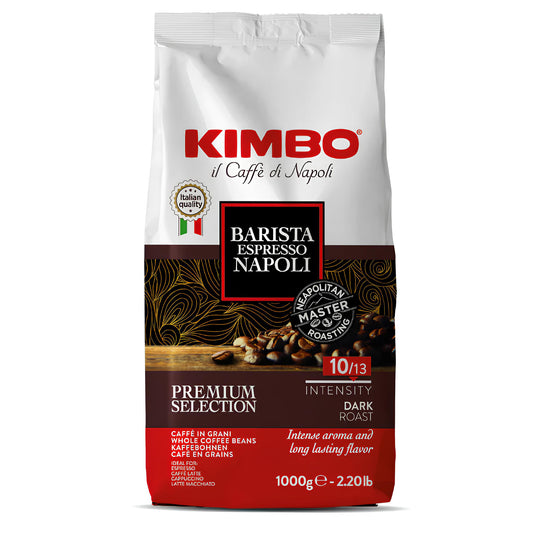 Kimbo Napoli 1kg Pržena Espresso Kafa u Zrnu Crveno Pakovanje