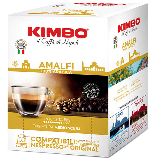 Kimbo Nespresso Kompatibilne Kapsule Amalfi 50/1