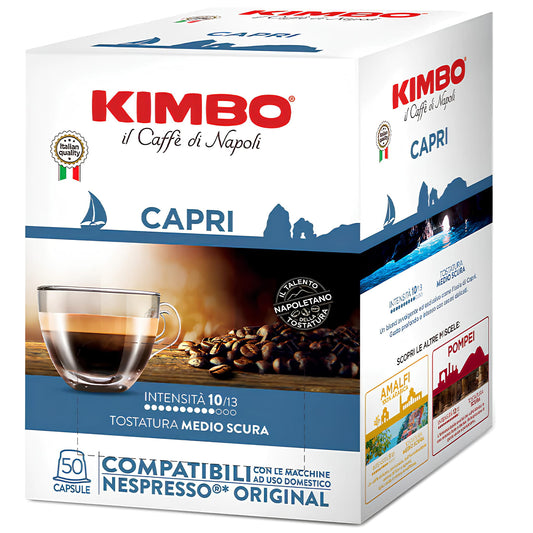 Kimbo Nespresso Kompatibilne Kapsule Capri 50/1